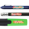 Blossoms pencil labels — personalized name stickers for school supplies