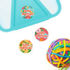 Blossoms small round name labels — waterproof circle stickers for kids