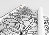 Graduation coloring poster — oversized coloring pages ships flat