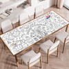 Christmas Gingerbread large coloring poster — giant coloring pages for parties and classrooms