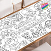 Christmas Santa giant coloring poster — huge coloring pages for kids and adults