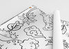 Dinosaurs Giant Coloring Poster (Little) coloring poster — oversized coloring pages ships flat