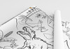 Dinosaurs Roar coloring poster — oversized coloring pages ships flat