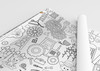 Farm Boy coloring poster — oversized coloring pages ships flat