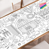 Farm Boy giant coloring poster — huge coloring pages for kids and adults