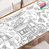 Ice Cream Truck Coloring Poster