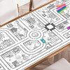 Cityscape Adventures Coloring Poster