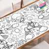 Magical Unicorns giant coloring poster — huge coloring pages for kids and adults