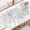 U.S. Map giant coloring poster — huge coloring pages for kids and adults