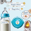 Rainbow Dreams waterproof infant labels — baby daycare labels on bottles, sippy cups and containers