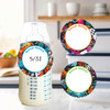 Gamer Mode small round write-on labels — reusable waterproof daycare
