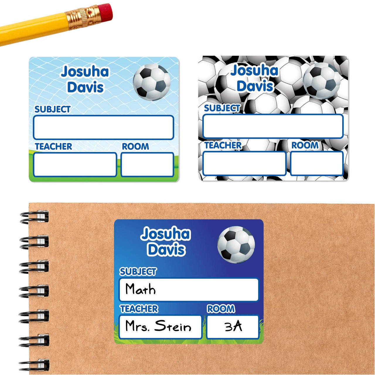 Soccer School Subject Labels for Kids | Subject Stickers soccer-school-subject-labels-for-kids-subject-stickers