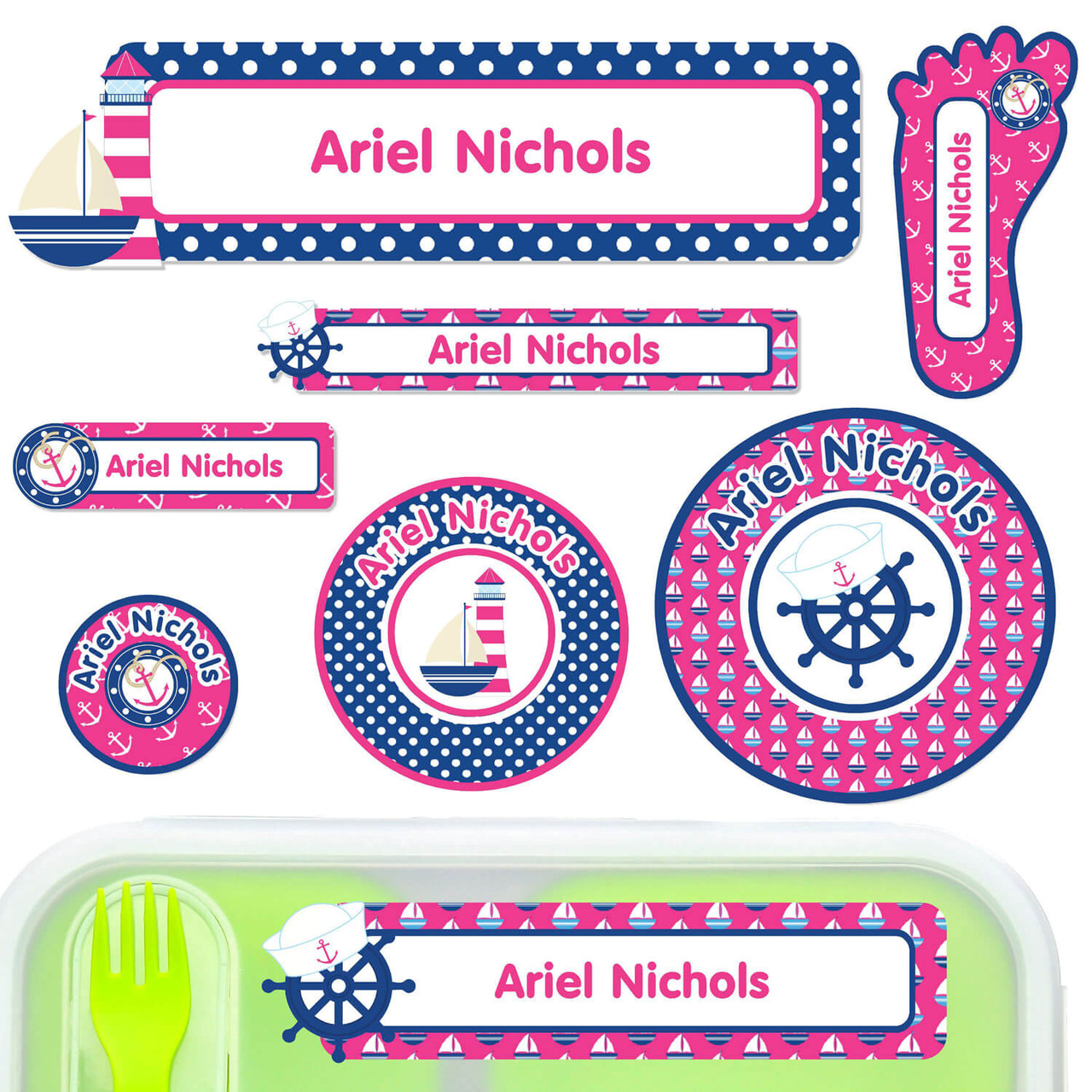 Labels for Daycare  Nautical Daycare Labels