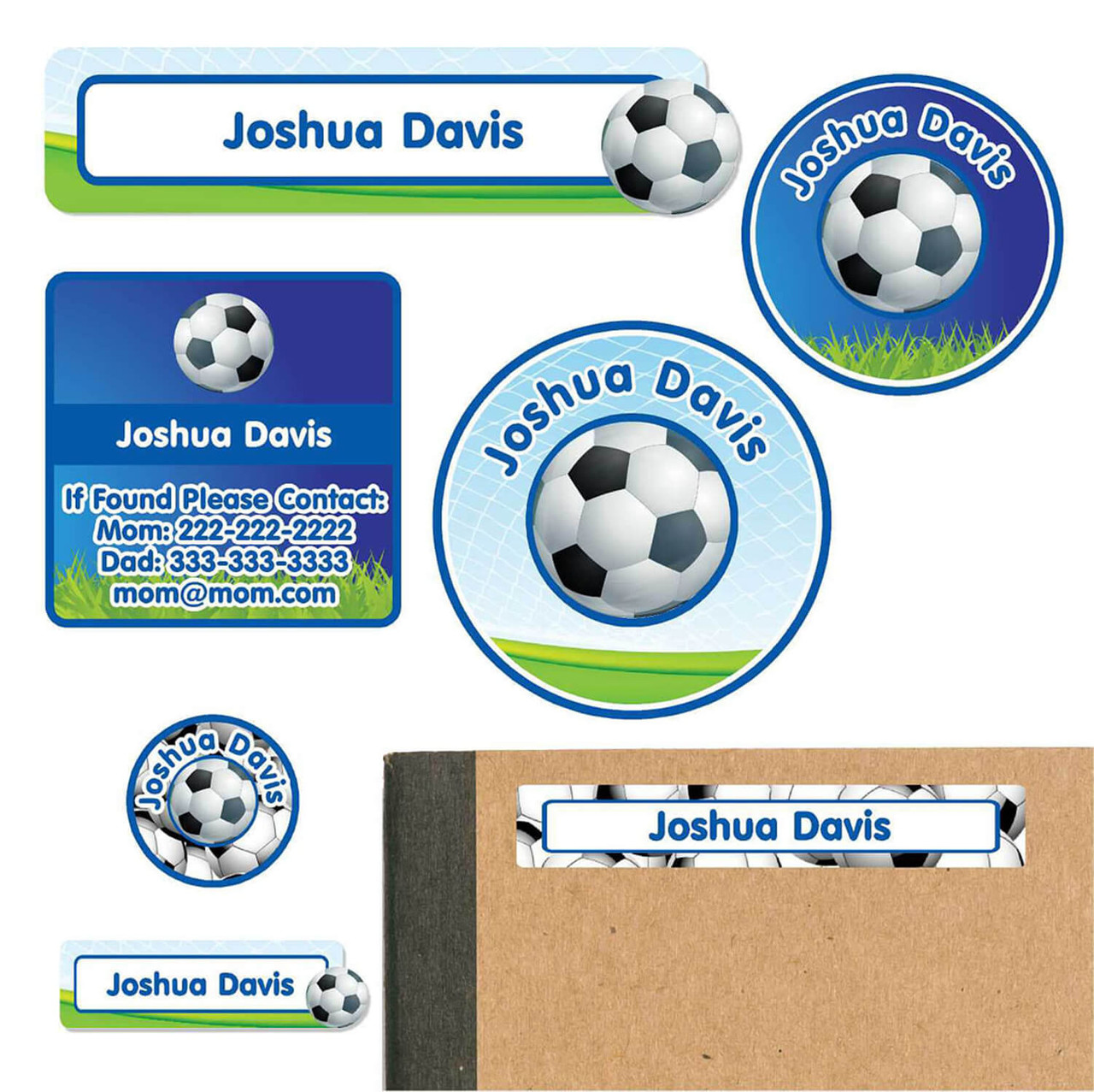 School Supply Labels Soccer Back To School Labels School Supply Labels Soccer Back To School Labels