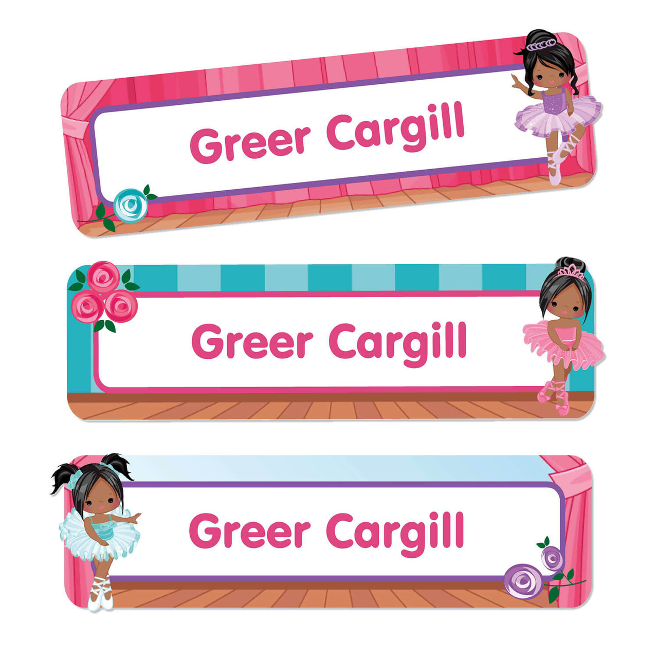 Large Name Labels for Kids, Large Name Stickers