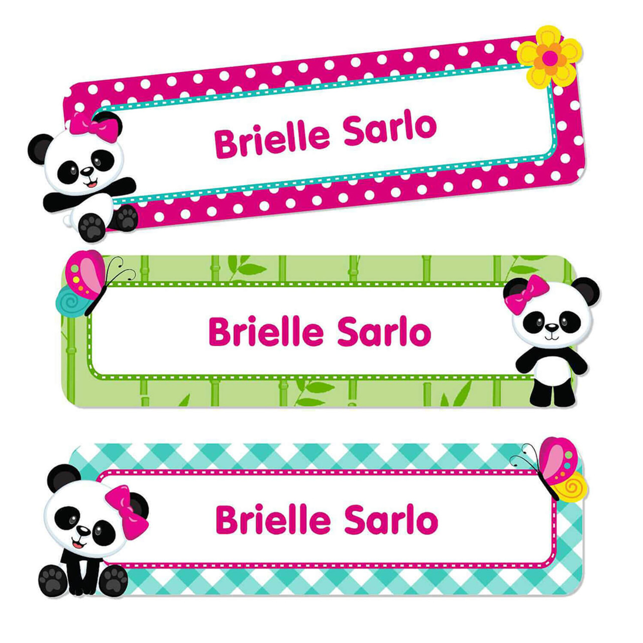 Name Labels For Daycare: One Color Daycare Labels