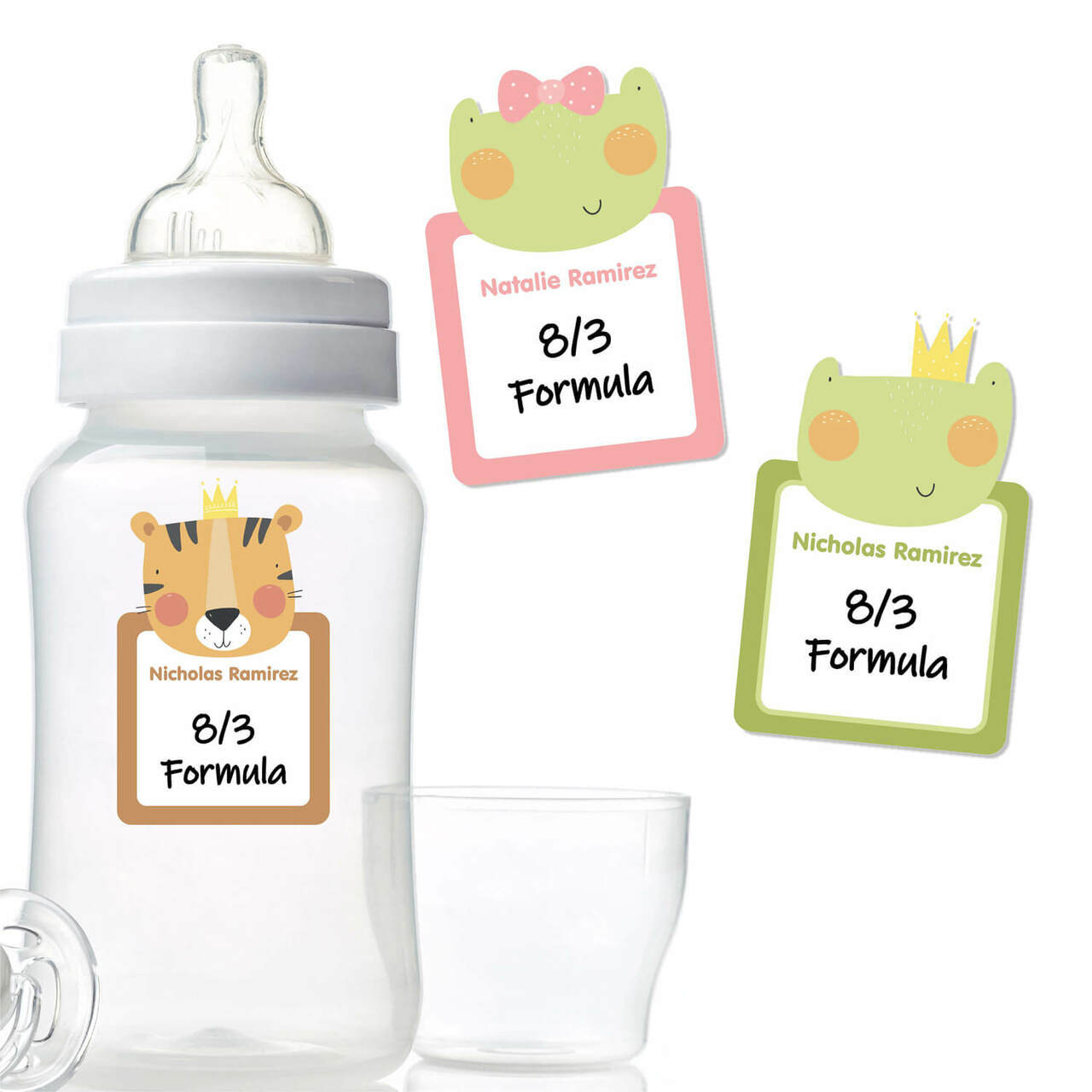 Personalized Baby Bottle Labels for Daycare - Write-On Name Labels