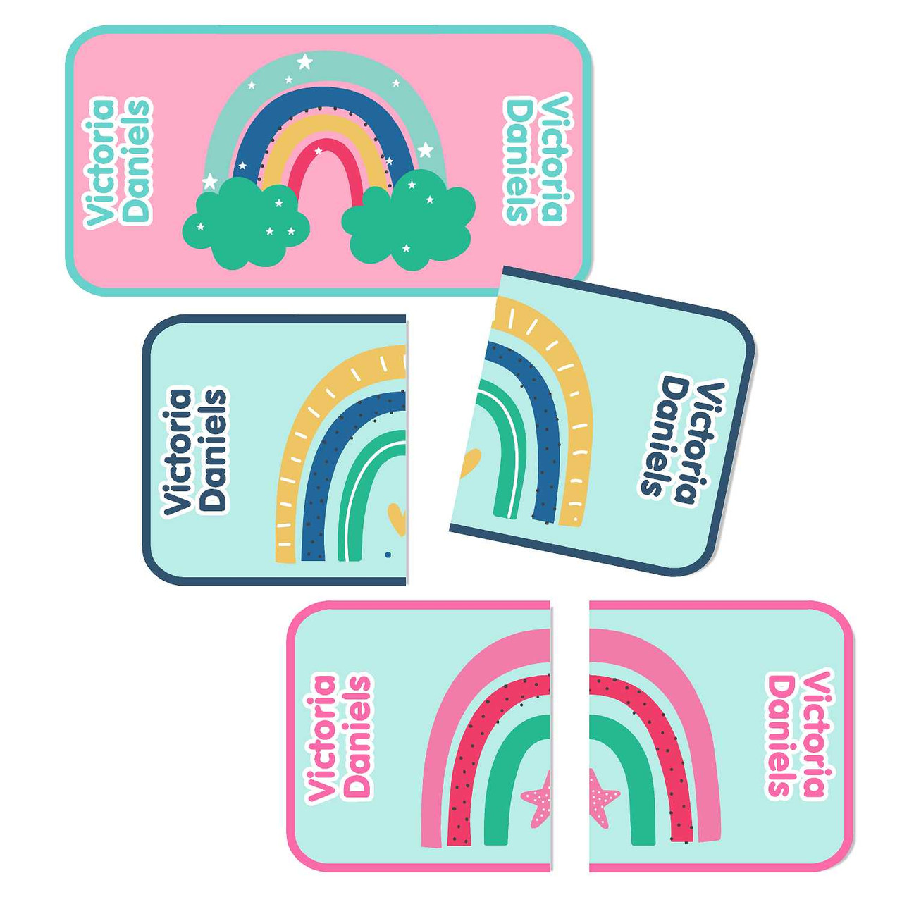 Rainbow Labels for Daycare
