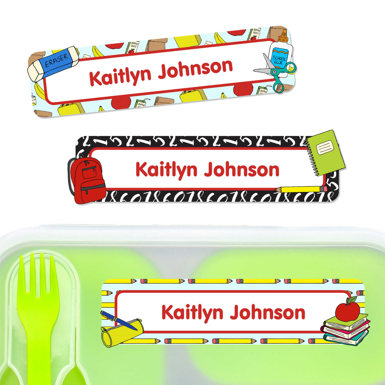 School Labels For Kids, Name Labels For School