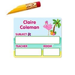 School Subject Labels