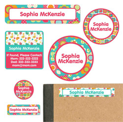Personalized Labels School Supplies | Kids Labels For School