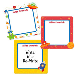 Large Square Write-On Name Labels