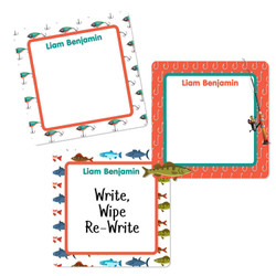 Large Square Write-On Name Labels
