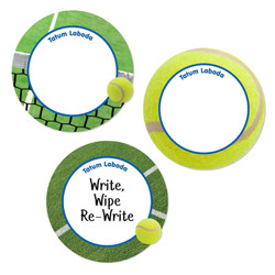 Large Round Write-On Name Labels