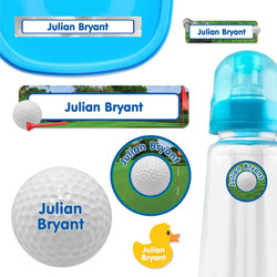 Golf Iron-On Labels