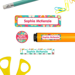 Name Labels For School Supplies | Sticky Monkey Labels