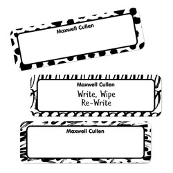 Large Rectangle Write-On Name Labels