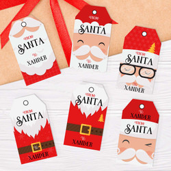 From Santa Gift Tags, Banner