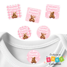 Baby Bears original Peel ’n Stix® stick-on clothing labels — peel and stick name labels for kids