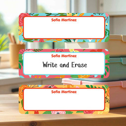 Reusable Write On Labels, Large