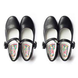Chromatic Cascades left and right foot labels — feet labels for toddlers and preschoolers