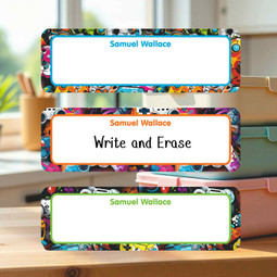 Reusable Write On Labels, Large