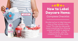 Waterproof Labels for Daycare: A Mom-of-3's Real Talk Guide for First-Time Parents
