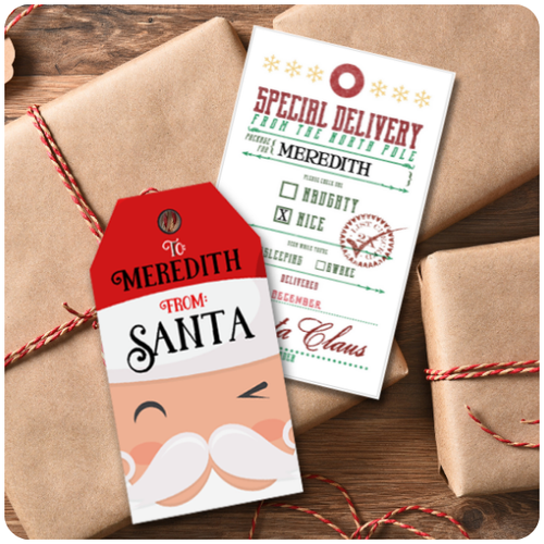 Santa Gift Tags