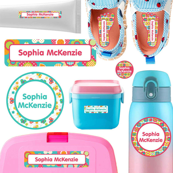 All Things Spring daycare labels — stickers for daycare for bottles, sippy cups and containers, waterproof