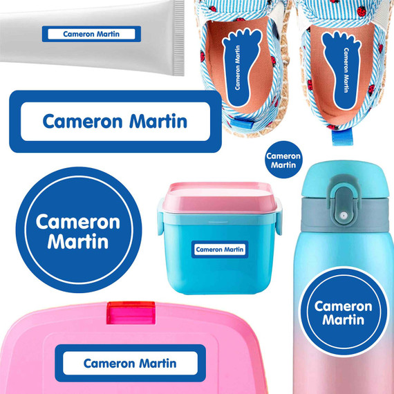 Name Labels | Personalized Labels | Sticky Monkey Labels