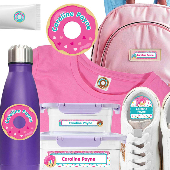 Donuts Camp Labels camp labels — labels camp families order every spring for day camp and sleepaway