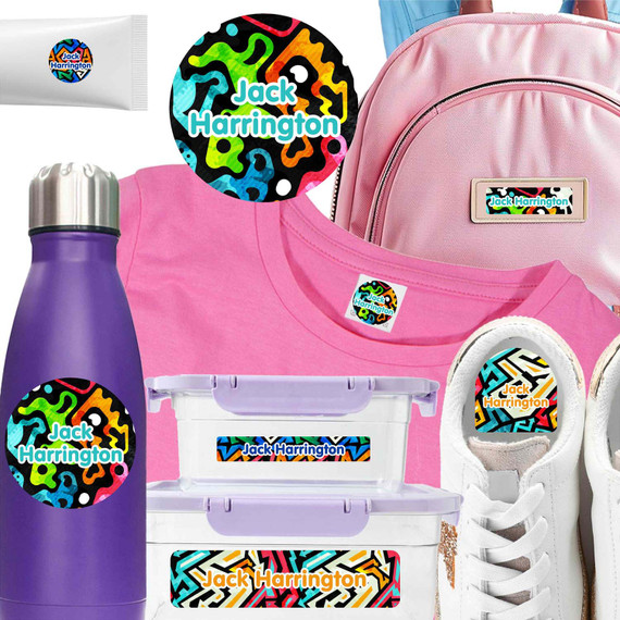 Graffiti Camp Labels camp labels — labels camp families order every spring for day camp and sleepaway