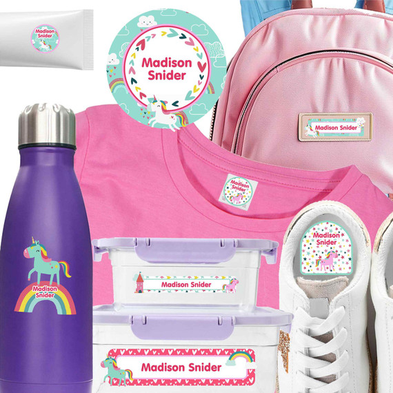 Magical Unicorns Camp Labels camp labels — labels camp families order every spring for day camp and sleepaway