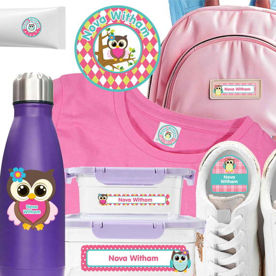 Owls Camp Labels camp labels — labels camp families order every spring for day camp and sleepaway