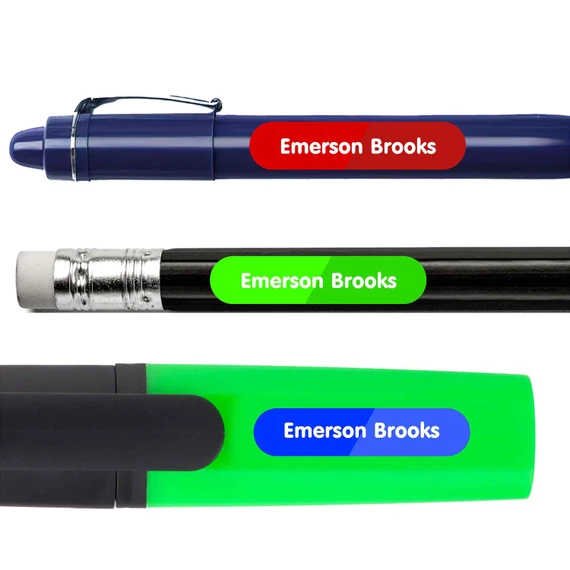 Pencil Labels with Name
