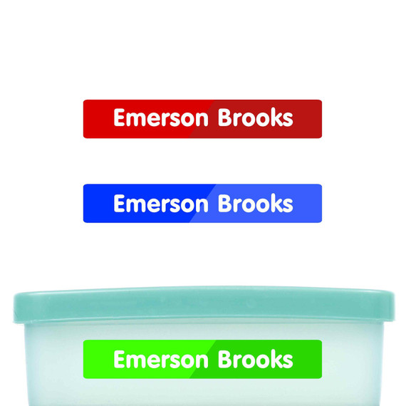 Small Labels for School Supplies
