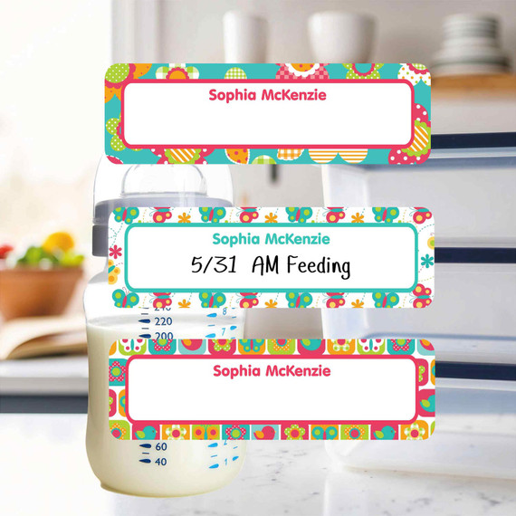 All Things Spring small rectangle write-on labels — reusable waterproof