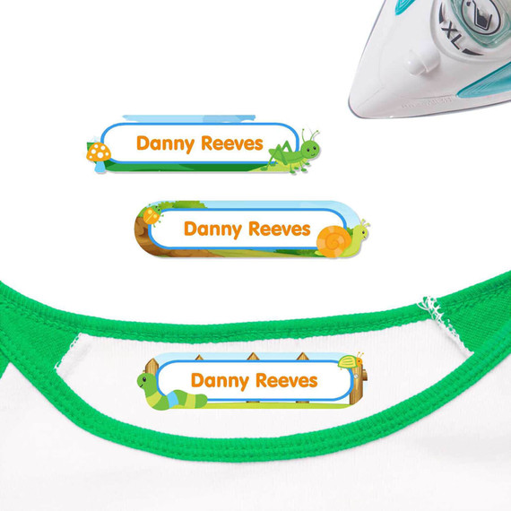 Iron On Clothing Name Labels For Kids