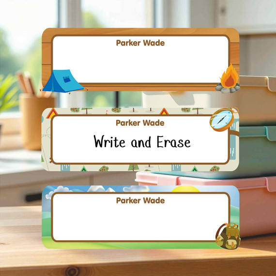Reusable Write On Labels, Large