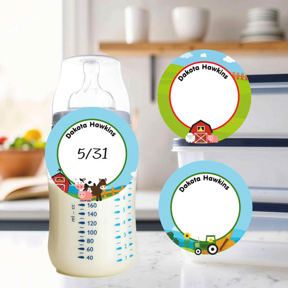 Waterproof small round write-on labels fairy garden kids daycare name stickers Waterproof small round write-on labels fairy garden kids daycare name stickers